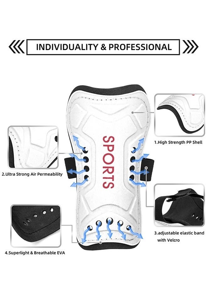 Arabest 3-Piece Soccer Assortment Set, 1 Pair Men's Anti Slip Soccer Socks, 1 Pair Shin Sleeves with Pads, Football Socks with Shin Guard - Image 2